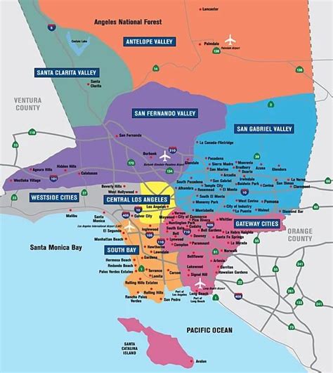 what cities are in la county